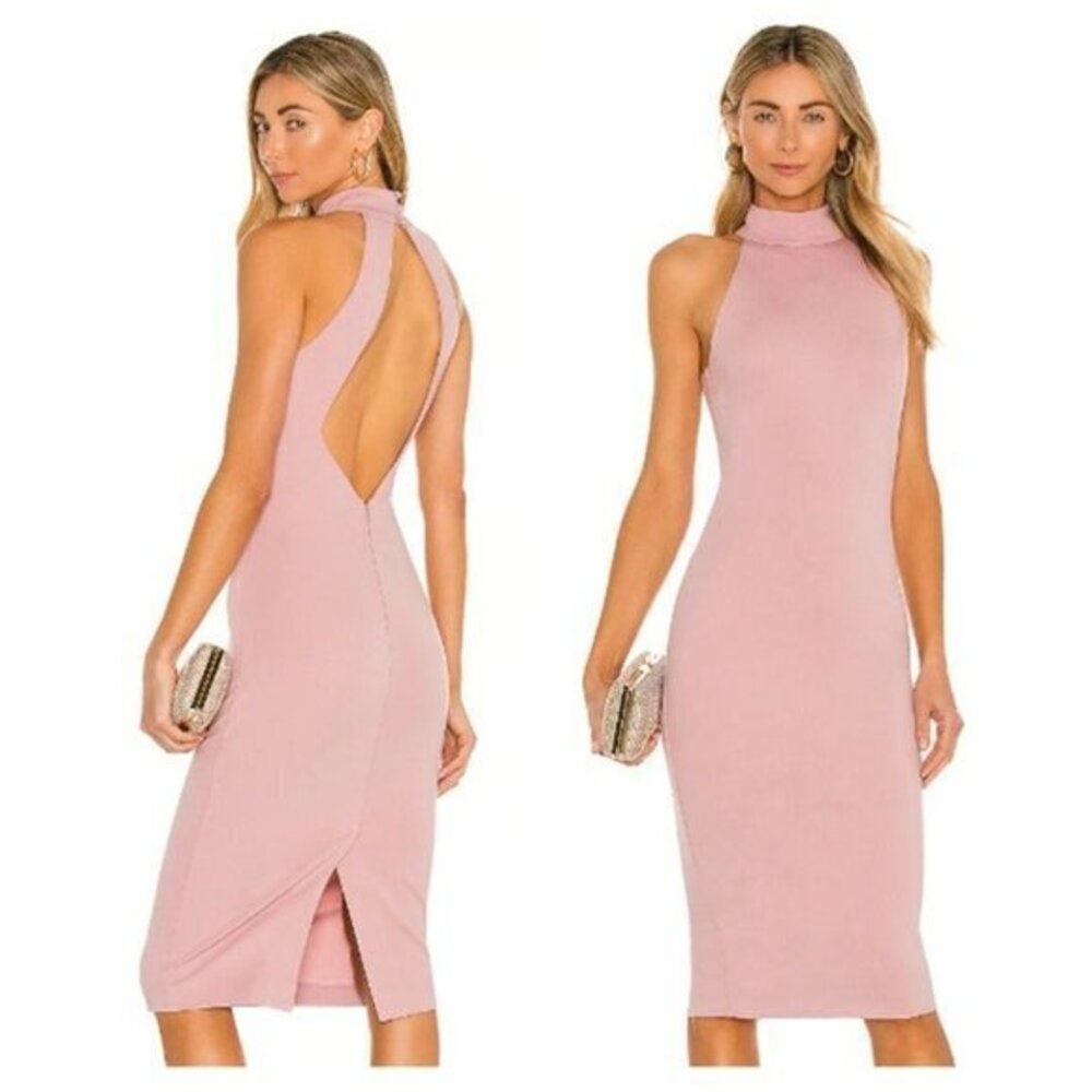 NBD Adelle Midi Dress - Blush